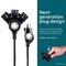 Jasco Extension Cord, 16 AWG, Indoor/Outdoor, 16/3, 3 Outlets, Black, PVC, 25 ft SPC3253ZB/37-T1 - alternate 3